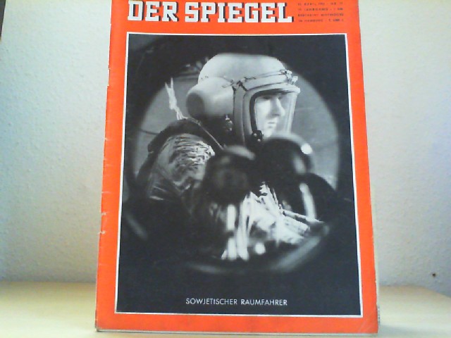  Der Spiegel. 19.04.1961, 15. Jahrgang, Nr. 17. Das deutsche Nachrichtenmagazin. Titelgeschichte: 