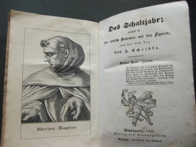 SCHEIBLE, J. (Hrsg.): Das Schaltjahr; welches ist der teutsch Kalender mit den Figuren und hat 366 Tag. Dritter Band: Januar.