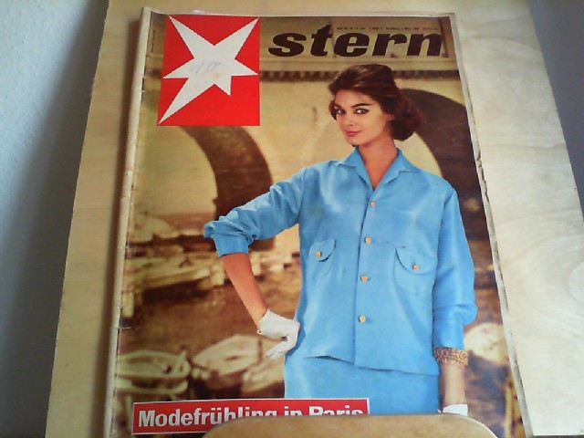  STERN. Ein deutsches Magazin. 13. Jahr / 5. Mrz 1960, Nr. 10. Hrsg. von Henri Nannen. Titel: Modefrhling in Paris.