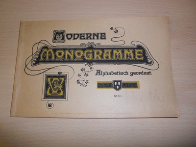  Moderne Monogramme. Alphabetisch geordnet.