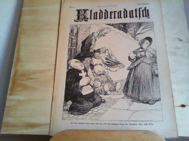  Kladderadatsch. 28.01.1912. 65. Jahrgang. Nr. 4. Humoristisch-satirisches Wochenblatt.