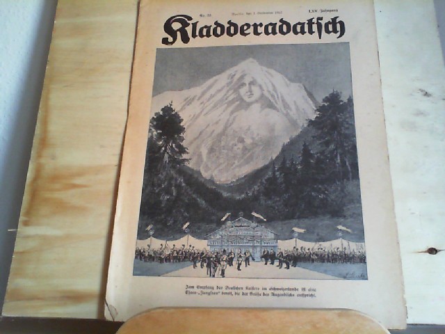  Kladderadatsch. 01.09.1912. 65. Jahrgang. Nr. 35. Humoristisch-satirisches Wochenblatt.