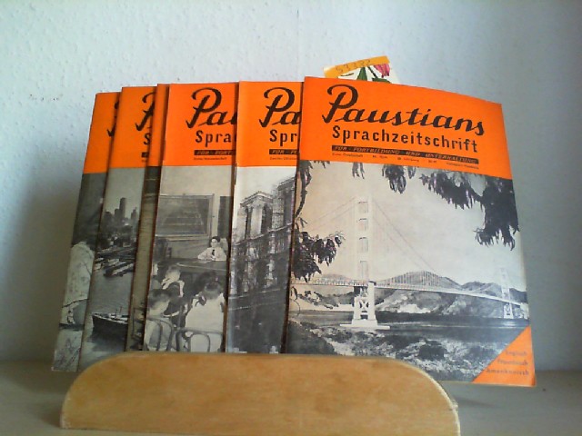 PAUSTIAN: Paustians Lustige Sprachzeitschrift fr Fortbildung und Unterhaltung. Jahr 1954, Jg. 50, Heft 11-26. 16 Hefte