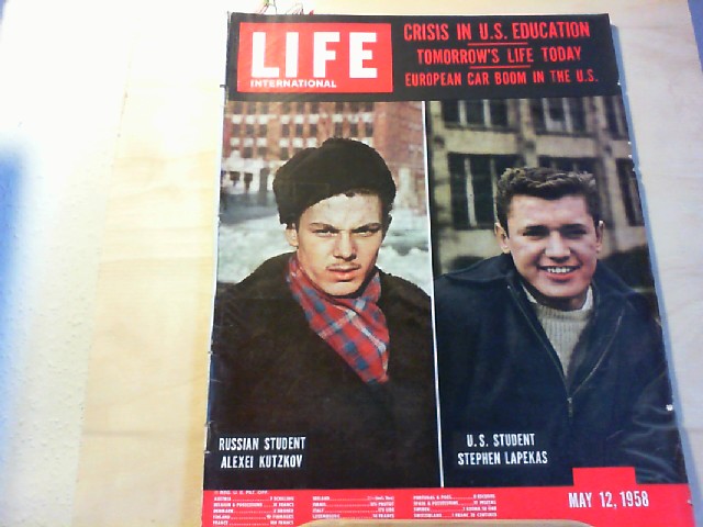 LIFE. International Edition. May 12, 1958. Crisis in U.S. education.