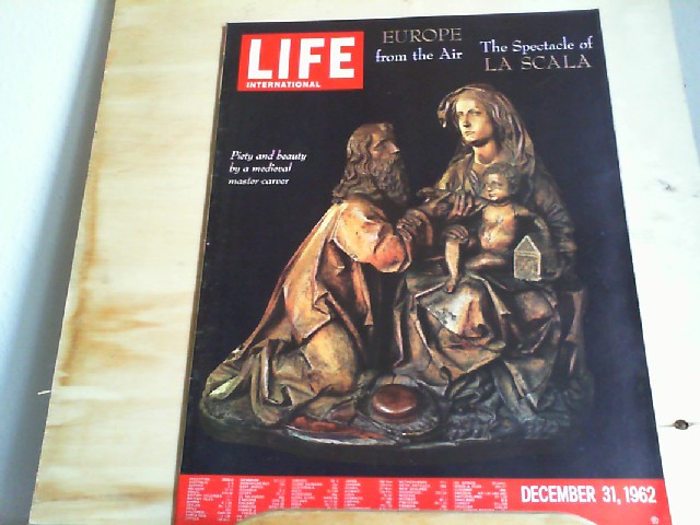  LIFE. International Edition. December 31, 1962. Europe from the Air, The Spactacle of La Scala.
