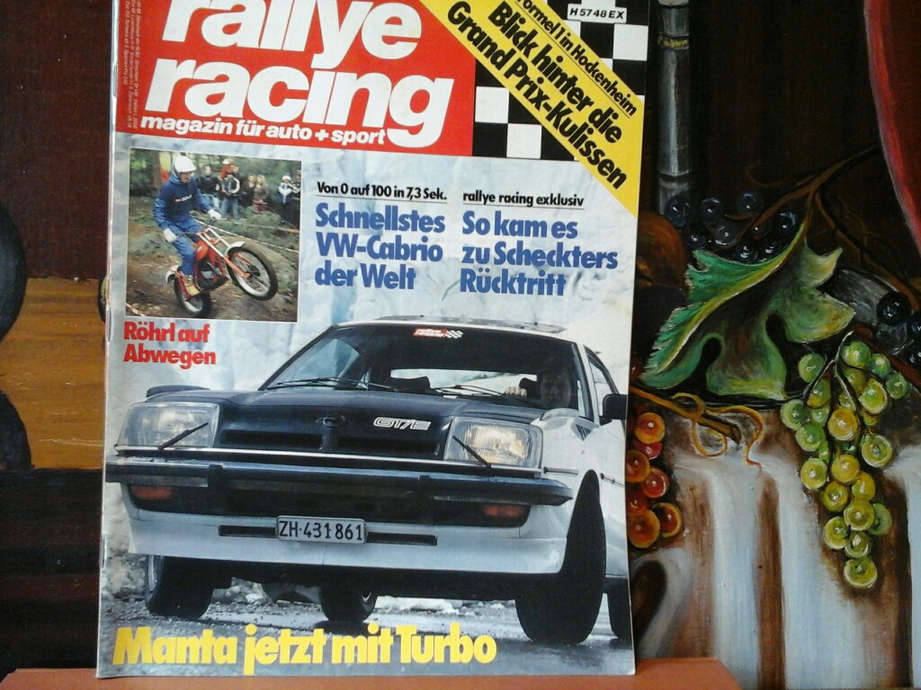 Rallye racing. Magazin für Auto+Sport. 8. August 1980. 14. Jahrgang. Erste /1./ Ausgabe.
