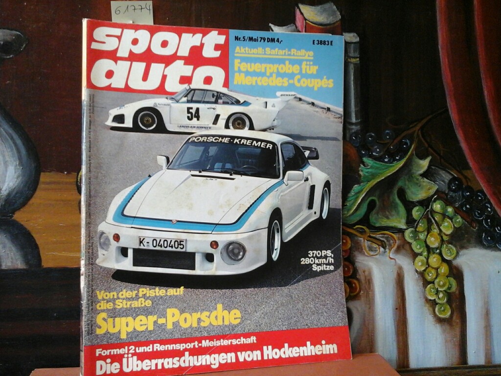  Sport Auto. Heft Nr. 5, Mai 1979, 11. Jahrgang. Die monatliche Zeitschrift fr den Liebhaber von Sportwagen. Erste /1./ Ausgabe.