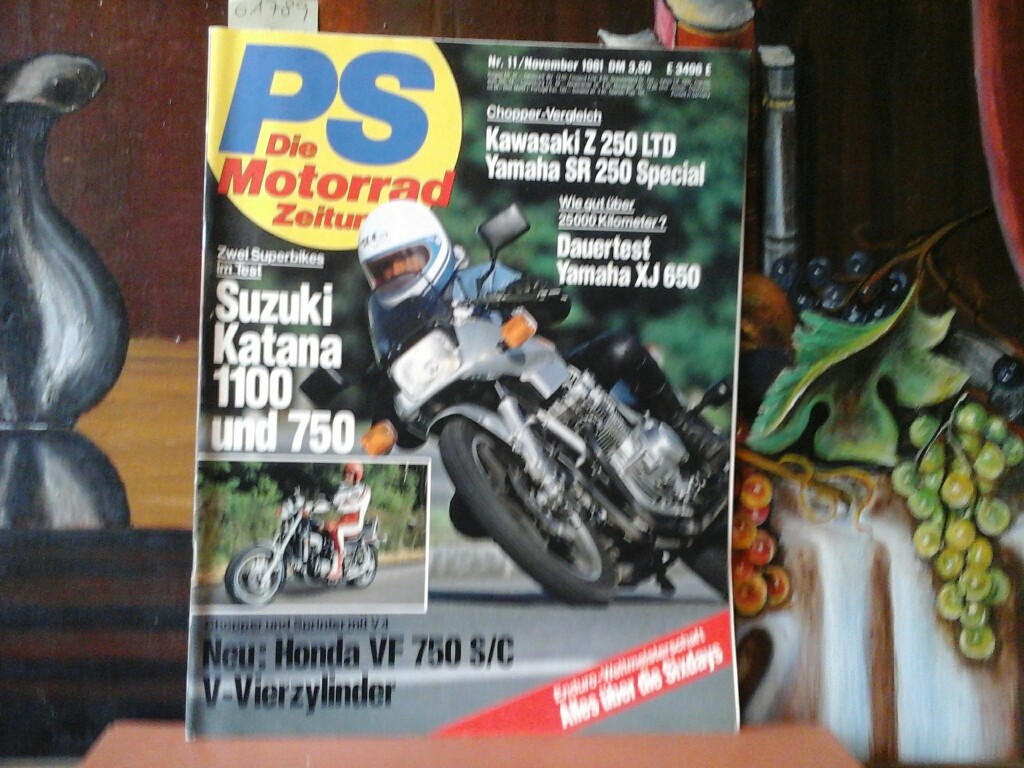  PS. Die Motorradzeitung. Heft Nr. 11, November 1981. Erste /1./ Ausgabe.