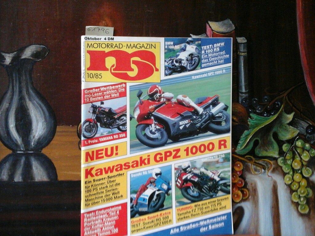  mo. Mofa, Motorrad, Test, Sport. Heft 10,  Oktober 1985. Erste /1./ Ausgabe.