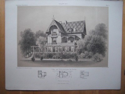  Architektonisches Skizzen-Buch. Jahrgang 1871. Heft I. (Der ganzen Folge Heft CVI). Erste /1./ Ausgabe.