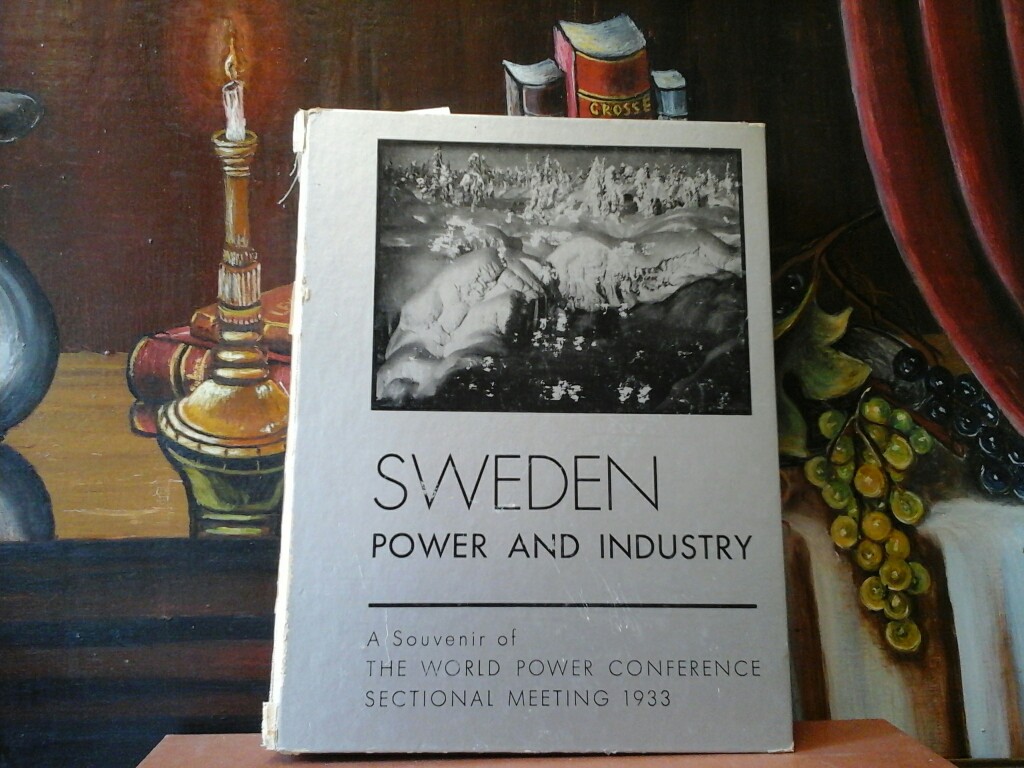  Sweden - Power and Industry 1933. A souvenir of The World Of Power Conference -  Sectional meeting in Sweden 1993.