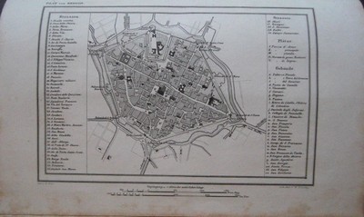  Plan von Reggio. Aus: Erluternder Kupfer-Atlas zu allen Conversations-Lexica. In siebzig Blttern. Stuttgart, Rieger, 1861.