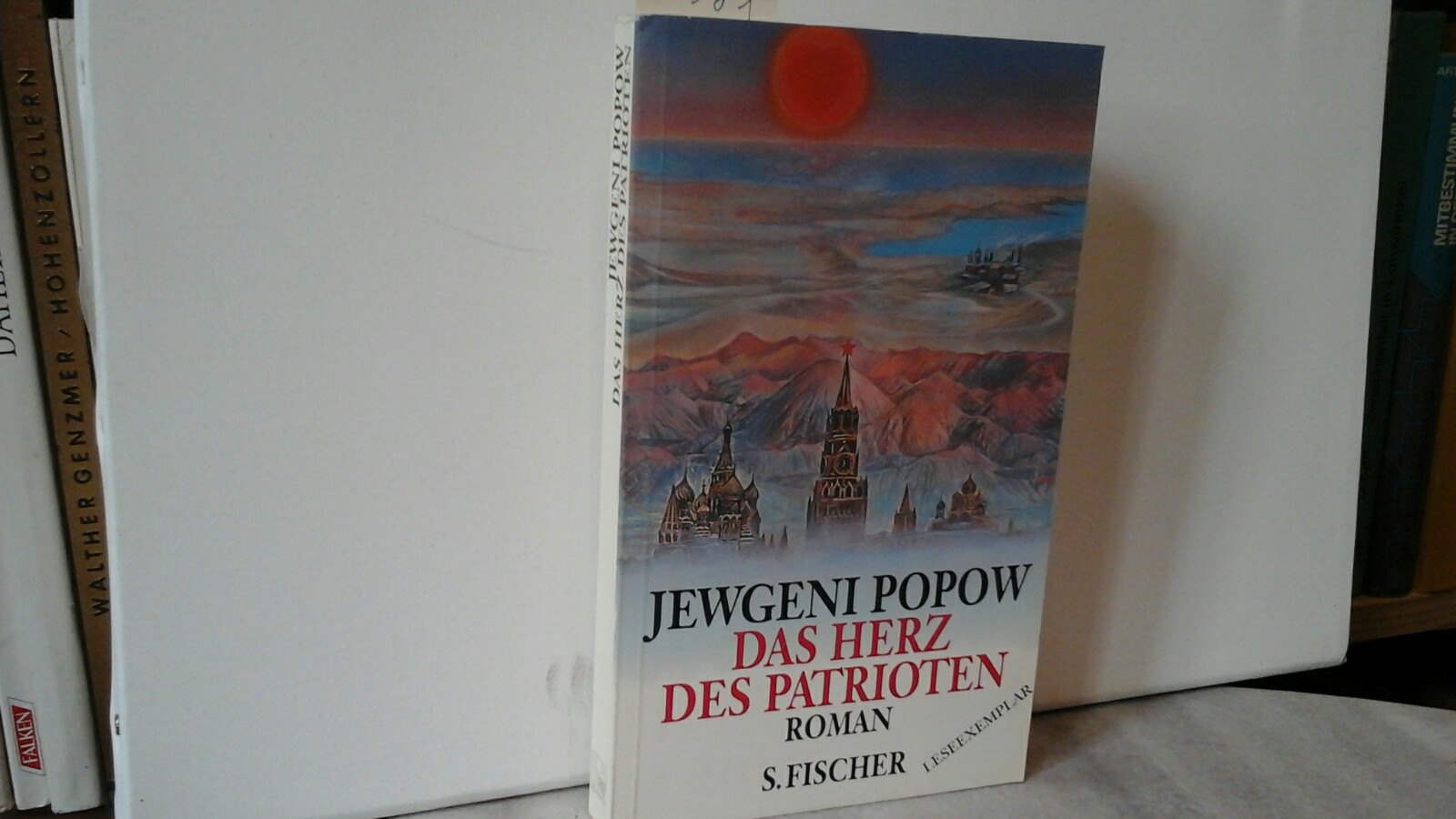 POPOW, JEWGENI: Das Herz des Patrioten. Roman. Deutsch von Rosemarie Tietze. Leseexemplar = 