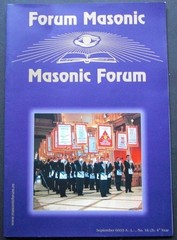 Forum Masonic, Masonic forum. September, No. 16 (3) 4th year. (In Englisch und Rumänisch) First /1./ edition.