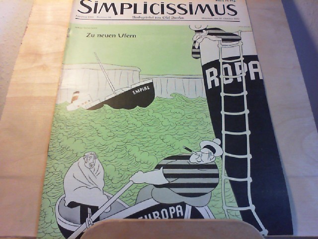  SIMPLICISSIMUS. 28. Oktober 1961, Nr 44 / Jahrgang 1961. Neubegrndet von Olaf Iversen. Satirisches 