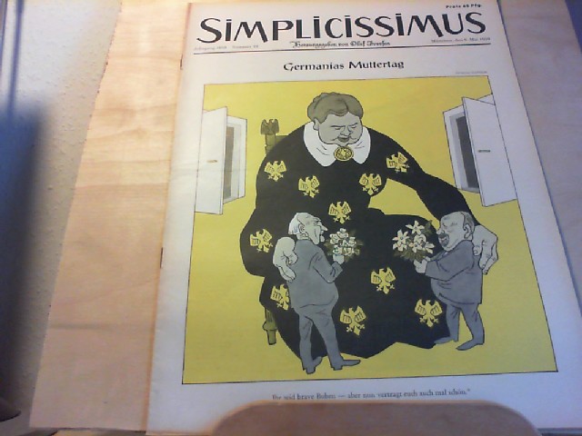  SIMPLICISSIMUS. 9. Mai 1959, Nr 19 / Jahrgang 1959. Neubegrndet von Olaf Iversen. Satirisches 