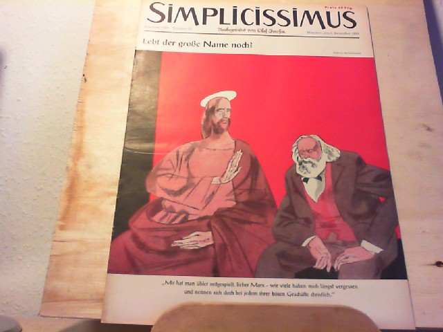  SIMPLICISSIMUS. 5. Dezember 1959, Nr. 49 / Jahrgang 1959. Neubegrndet von Olaf Iversen. Satirisches 