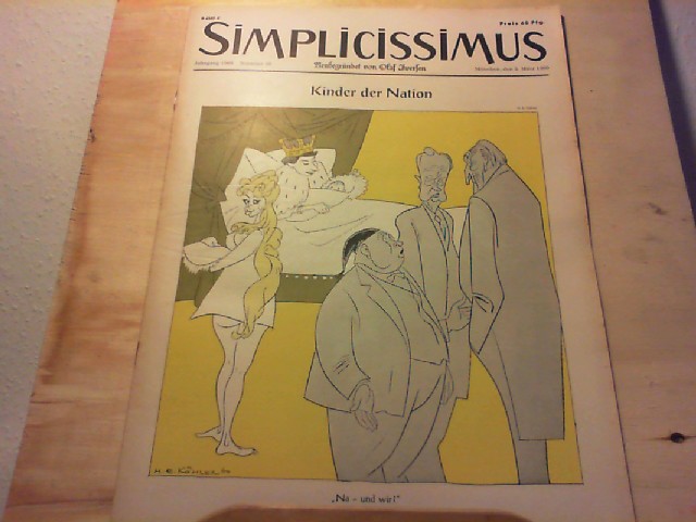  SIMPLICISSIMUS. 5. Mrz 1960, Nr. 10 / Jahrgang 1960. Neubegrndet von Olaf Iversen. Satirisches 
