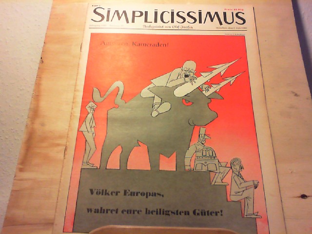  SIMPLICISSIMUS. 2. Juli 1960, Nr. 27 / Jahrgang 1960. Neubegrndet von Olaf Iversen. Satirisches 