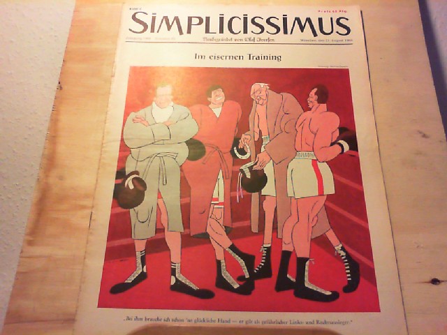  SIMPLICISSIMUS. 27. August 1960, Nr. 35 / Jahrgang 1960. Neubegrndet von Olaf Iversen. Satirisches 
