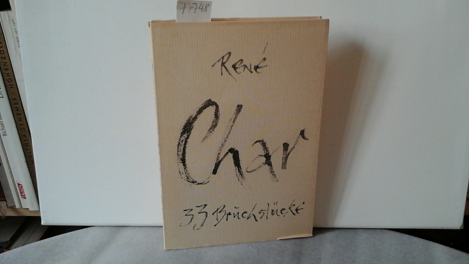 CHAR, RENE: En trente-trois morceaux / 33 Bruchstcke.