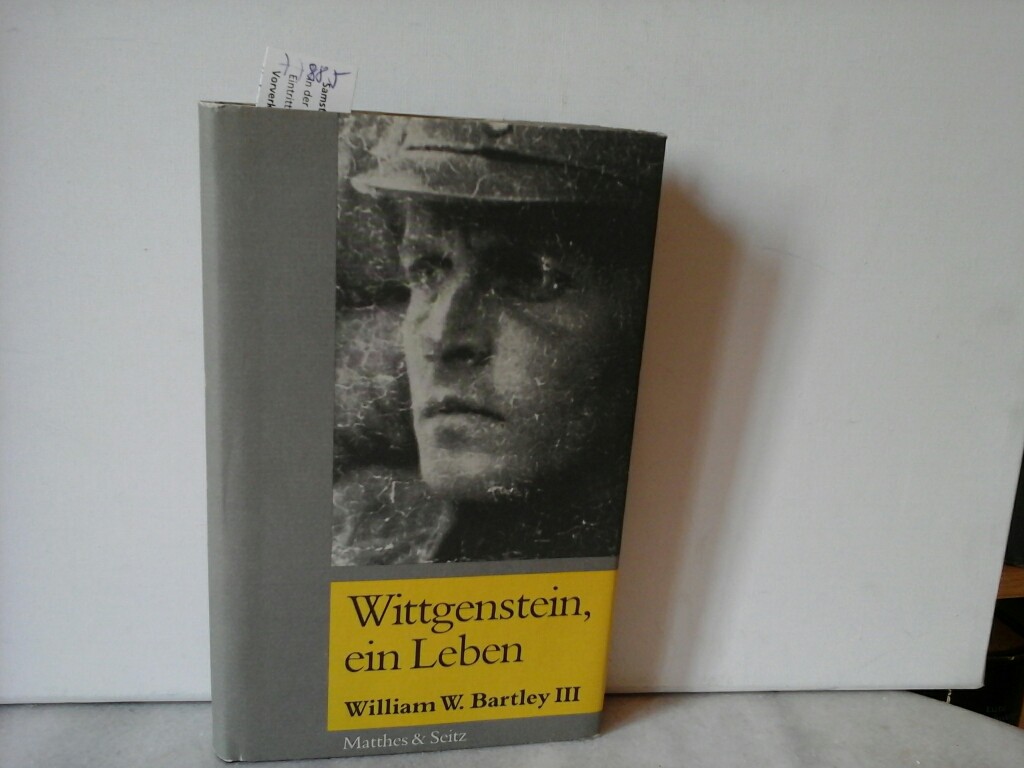 Wittgenstein, ein Leben. Erste/ 1./ Auflage.