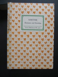 GOETHE, (JOHANN WOLFGANG): Hermann und Dorothea. In neun Gesngen. 11.-15.Tausend.