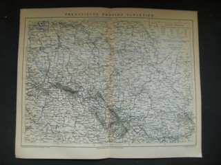 Preussische Provinz Schlesien. 1:1.250.000. Dreizehnte /13./ Auflage.
