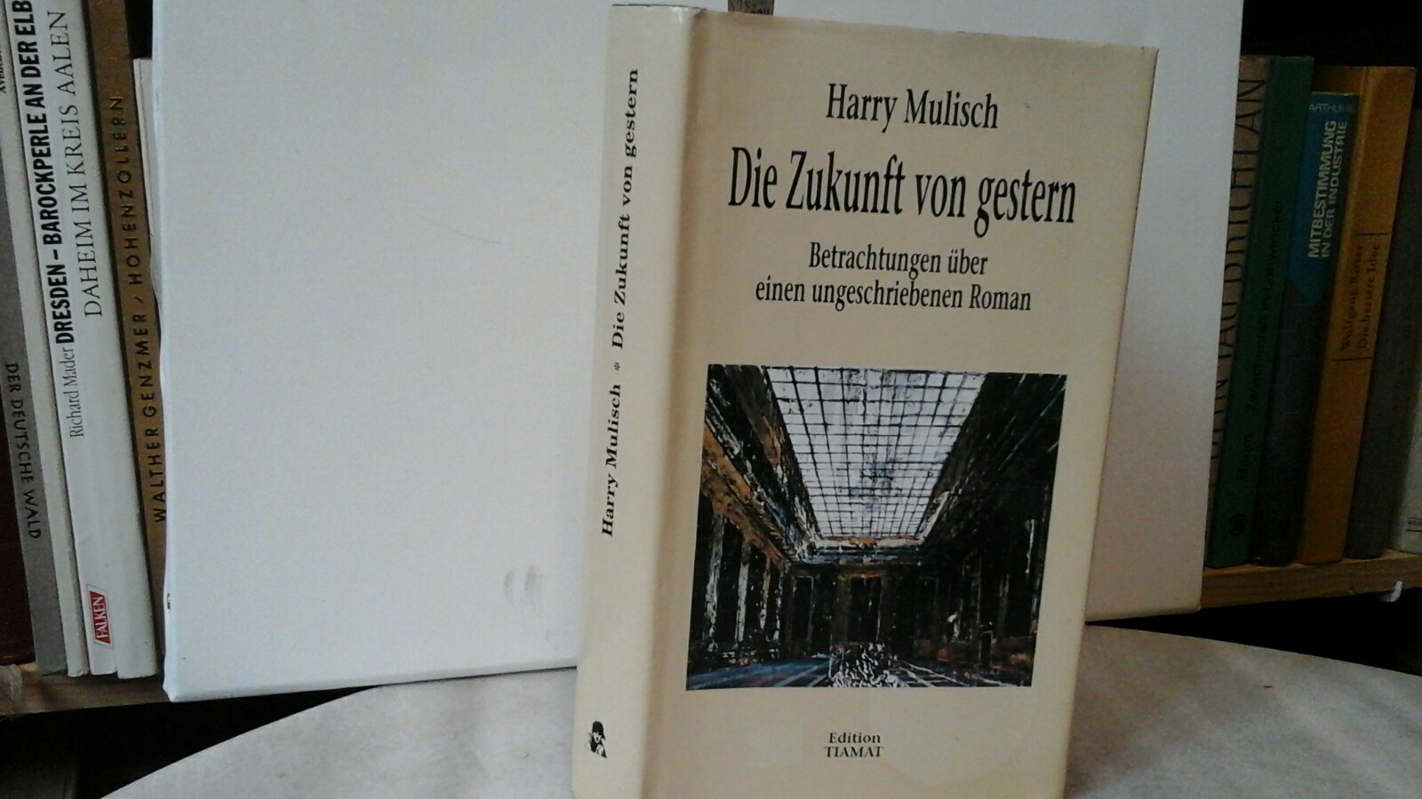 MULISCH, HARRY: Die Zukunft von gestern. Betrachtungen ber einen ungeschriebenen Roman. Aus dem Niederlnd. von Marlene Mller-Haas Erste /1./ dt. Ausgabe.