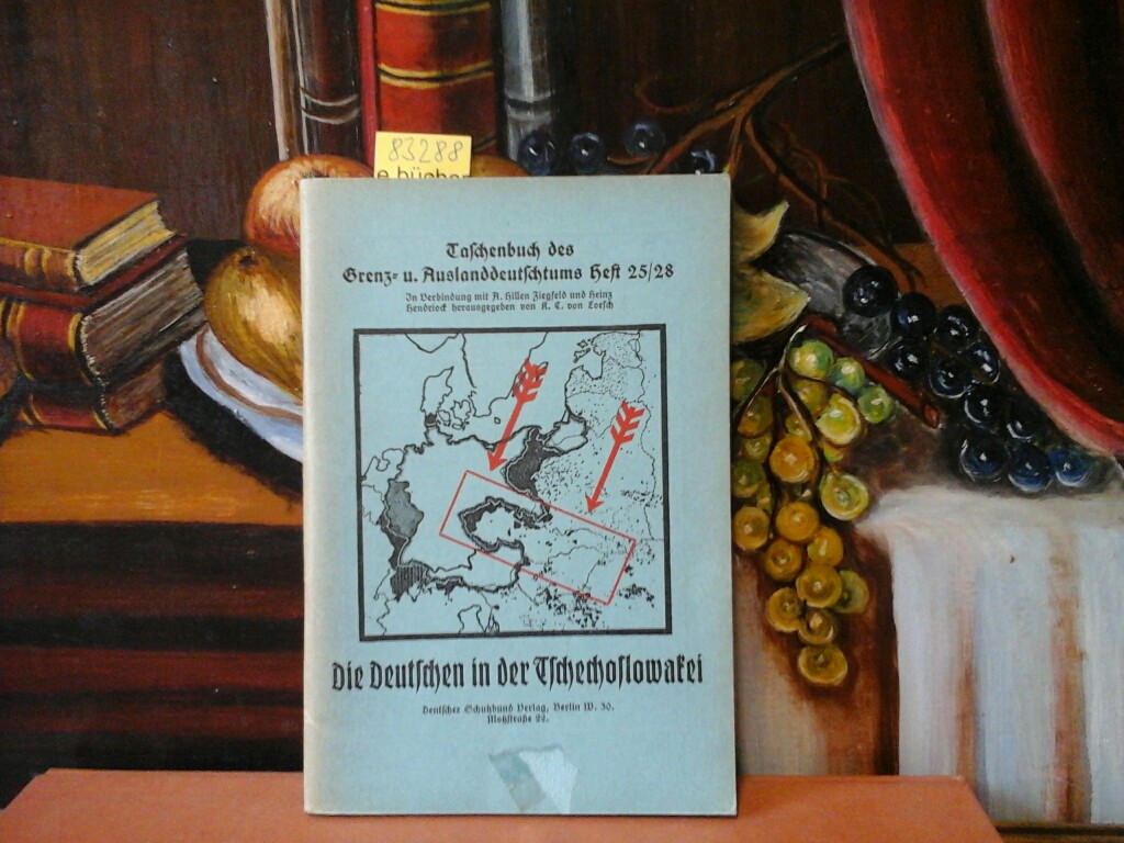 PETERS, GUSTAV und ALOIS ERBEN: Die Deutschen in der Tschechoslowakei. In Verbindung mit A. Hillen Ziegfeld und Heinz Hendriock herausgegeben von K. C. von Loesch. Erste/ 1./ Auflage.