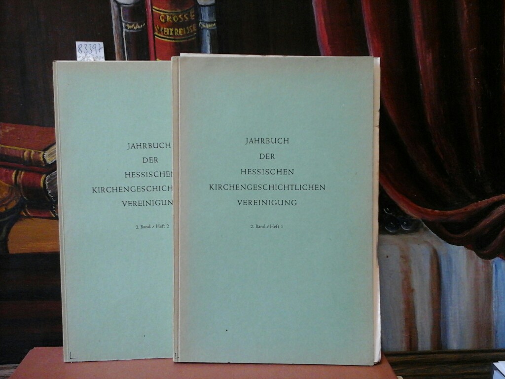 STEITZ, HEINRICH (Hrsg.): Jahrbuch der Hessischen Kirchengeschichtlichen Vereinigung 1950 (+) 1951. (Zwei durchpagin. Hefte / Bnde) (Erste /1./ Auflage).