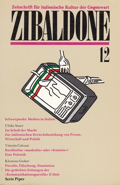 Zibaldone 12 - Zeitschrift für italienische Kultur der Gegenwart