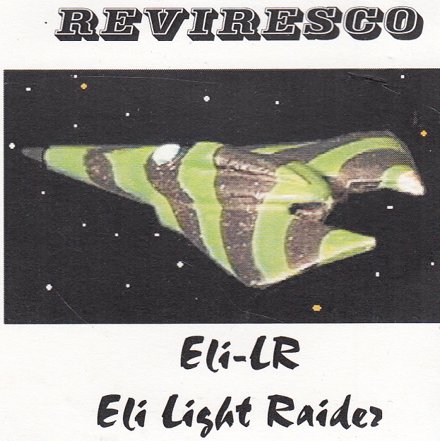 Eli Light Raider - Raumschiff - 1:1200 - 2 Zinnmodelle Starguard Science Fiction