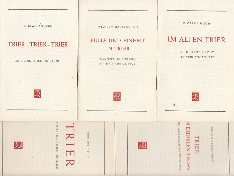 Fünf Essays über Trier - Trevirensia Drucke .