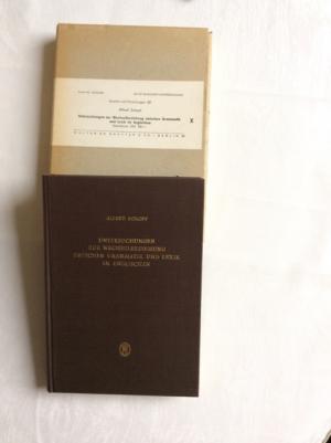 Untersuchungen zur Wechselbeziehung zwischen Grammatik und Lexik im Englischen,Alfred Schopf - Schopf, Alfred