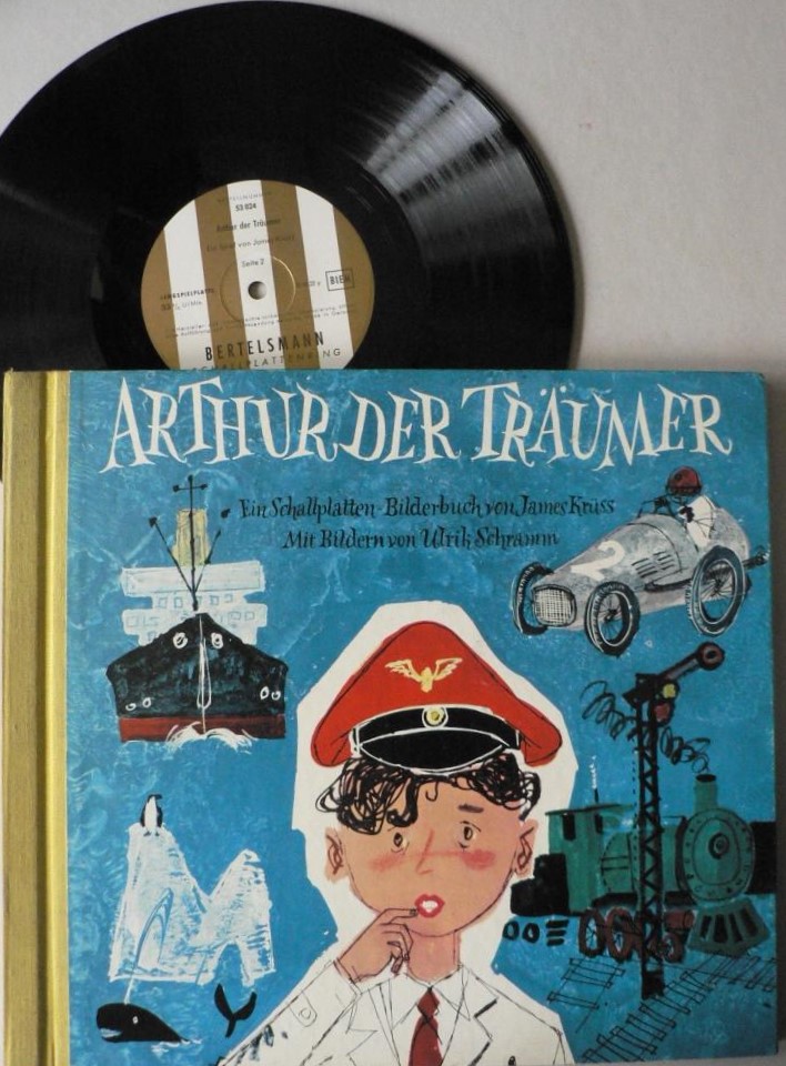 James Krss (Verse)/Ulrik Schramm (Illustr.)  Arthur, der Trumer. Ein Schallplatten-Bilderbuch 