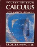 Calculus: With Analytic Geometry  4th Editon - Protter and Murray H. Protter