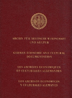 Archiv für Deutsche Wirtschaft und Kultur
