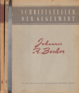 Bttcher, Kurt;  Thomas Mann - Johannes R. Becher (2x) - Schriftenreihe der Gegenwart - Erluterungen und Leseproben fr die Schule 