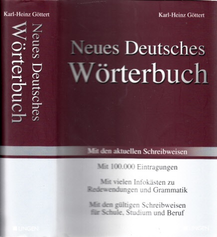 Gttert, Karl-Heinz;  Neues Deutsches Wrterbuch 
