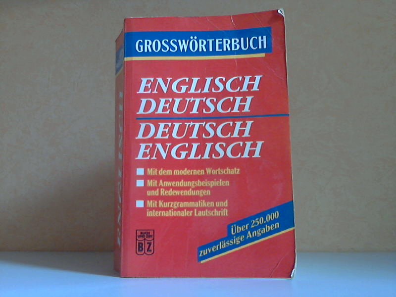Grosswörterbuch Englisch-Deutsch, Deutsch-Englisch  Genehmigte Ausgabe - Sandoval, Barry;