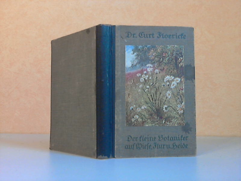 Floericke, Curt;  Der kleine Botaniker auf Wiese, Flur und Heide mit 3 farbigen Tafeln und 42 Abbildungen im Text 