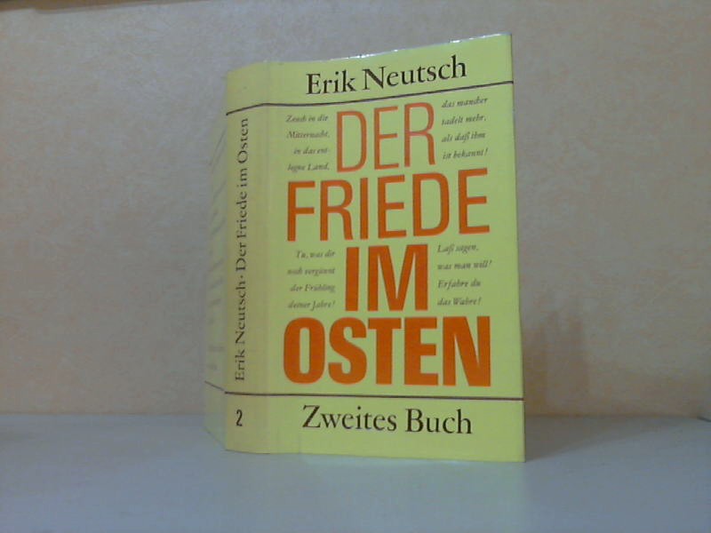 Neutsch, Erik;  Der Friede im Osten erstes Buch, 2. Band 