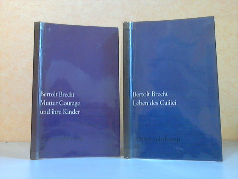 Brecht, Bertholt;  Leben des Galilei. Schauspiel + Mutter Courage und ihre Kinder. Eine Chronik aus dem Dreiigjhrigen Krieg 2 Bchlein 