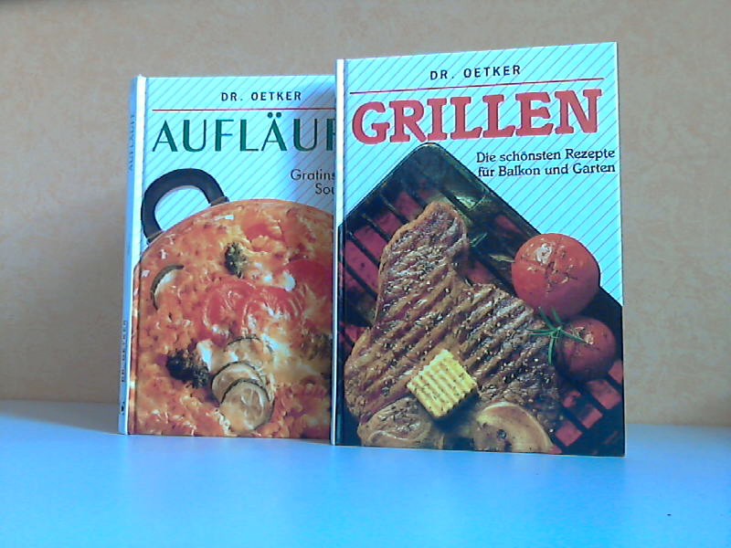 Oetker;  Grillen + Auflufe, Gratins und Souffls 2 Bcher 