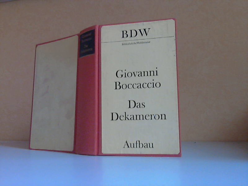 Boccaccio, Giovanni;  Das Dekameron erster bis fnfter Tag + sechster bis zehnter Tag in einem Buch 