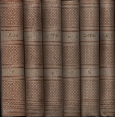 Wiegler, Paul:  Goethes Werke in Auswahl - Band 1 bis 6 