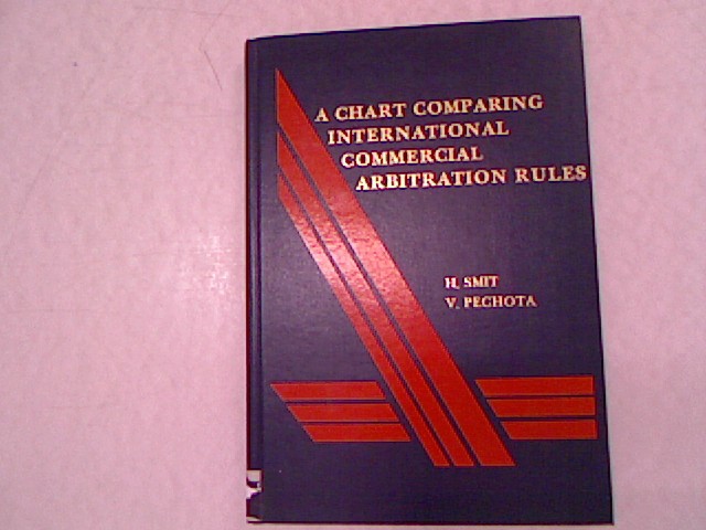 A chart comparing international commercial arbitration rules. Smit's guides to international arbitration series. - Smit, H. and V. Pechota
