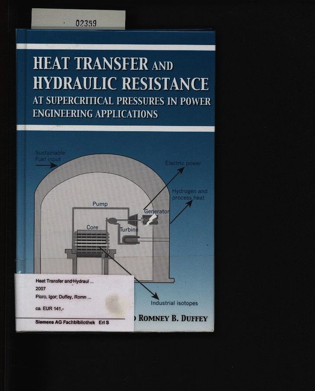 Heat transfer and hydraulic resistance at supercritical pressures in power-engineering applications. . - Pioro, Igor