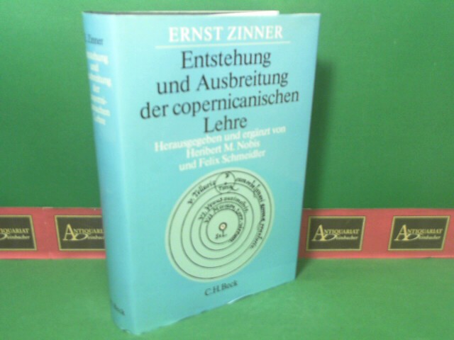 Zinner, Ernst, Heribert M. Nobis und Felix Schmeidler:  Entstehung und Ausbreitung der copernicanischen Lehre. 